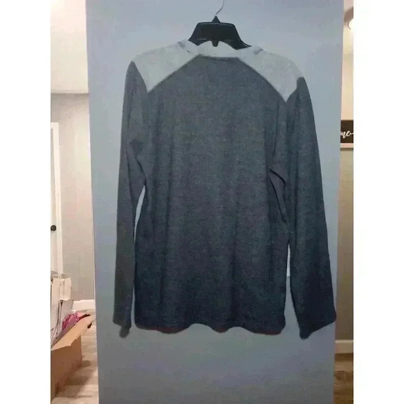 Tommy Bahama Mens Sweater Blue Medium Fleece‎ Pullover Lightweight Lounge Shirt - Picture 2 of 8